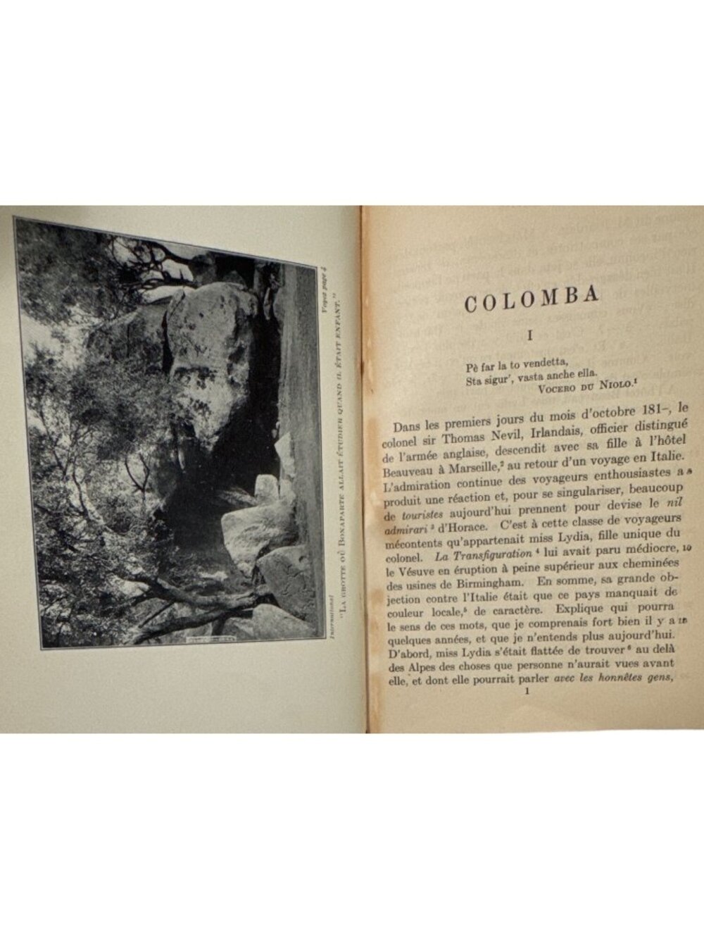 Merimee Colomba By Prosper Merimee 1922 edited by Charles E Young HC 1st Ed Merr - Picture 6 of 13